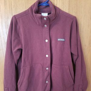 Columbia Women's Shirt Jacket Maroon